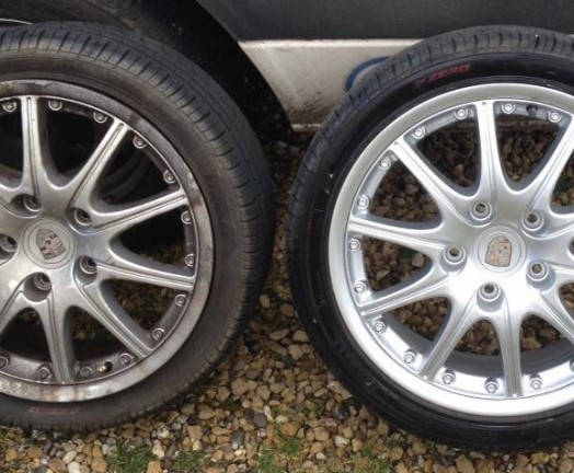 Refurbished Porsche alloys