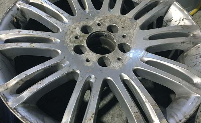 Example of our alloy wheel refurbishment